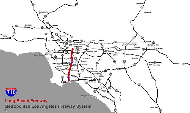 Los Angeles: Freeways and Unbuilt Routes 4