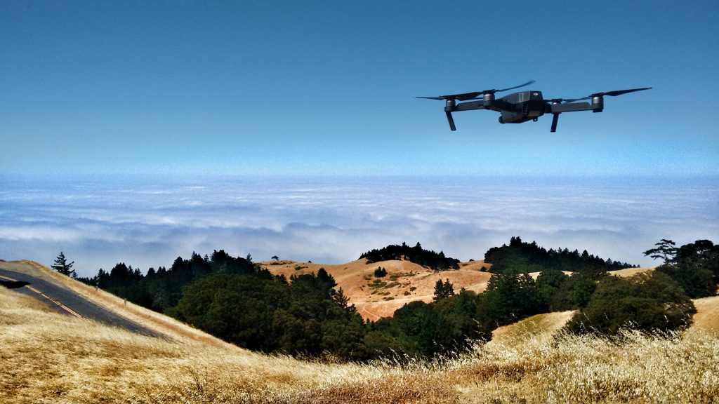 this is a drone delivery in los angeles