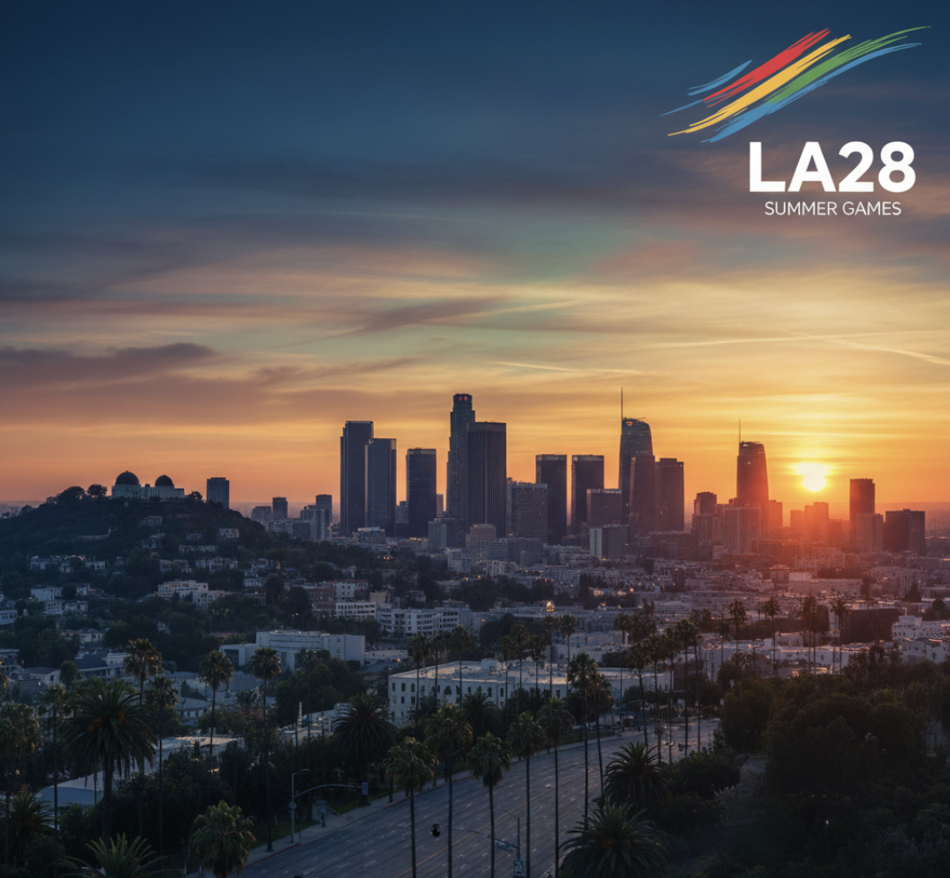 sunset in los angeles