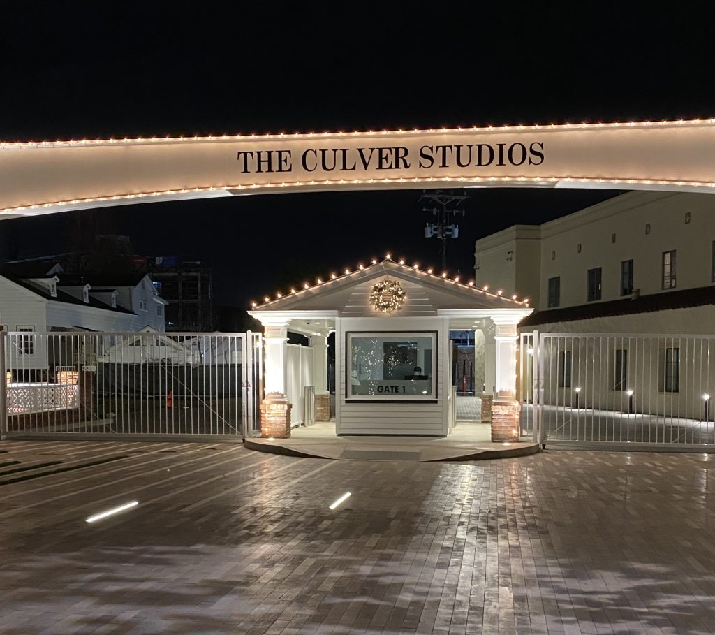 Historic studio buildings and landscaped grounds at Culver Studios in Culver City.